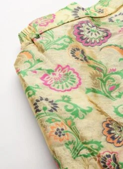 Skirt From Beige Art Silk Jacquard Co Ords Set After Six Wear 14 Skirt From Beige Art Silk Jacquard Co Ords Set After Six Wear -Indo Clothing Shop Beige Art Silk Jacquard Co Ords Set IWBS02211097 rrc3