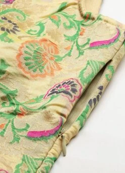 Beige Art Silk Jacquard Dress Festive Wear 14 Beige Art Silk Jacquard Dress Festive Wear -Indo Clothing Shop Beige Art Silk Jacquard Dress DRBS02212490 rrc3