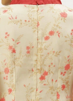 Beige Digital Printed Organza Kurta Set After Six Wear 13 Beige Digital Printed Organza Kurta Set After Six Wear -Indo Clothing Shop Beige Digital Printed Organza Kurta Set KSBS02202389 rrc2