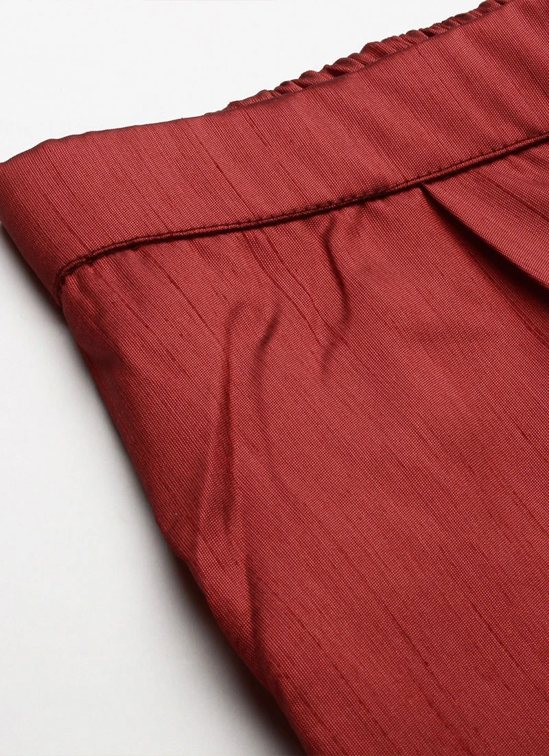 Beige Digital Printed Organza Kurta Set After Six Wear 7 Beige Digital Printed Organza Kurta Set After Six Wear - Image 7