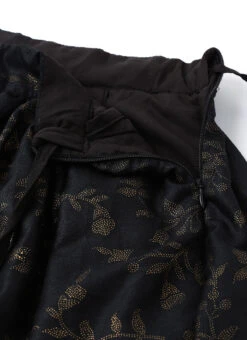 Black Foil Printed Rayon Skirt Festive Wear -Indo Clothing Shop Black Foil Printed Rayon Skirt WBBS02307586 rrc1