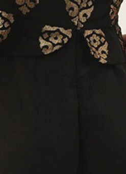 Black Georgette Sequins Jumpsuit Festive Wear -Indo Clothing Shop Black Georgette Sequins Jumpsuit DRBS02306303 rrc4