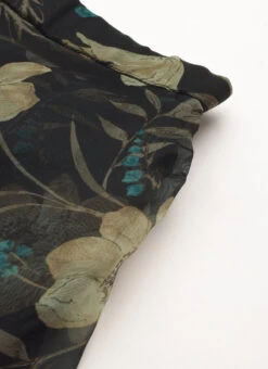 Skirt From Black Organza Printed Co Ords Set After Six Wear 13 Skirt From Black Organza Printed Co Ords Set After Six Wear -Indo Clothing Shop Black Organza Printed Co Ords Set IWBS02302275 rrc2