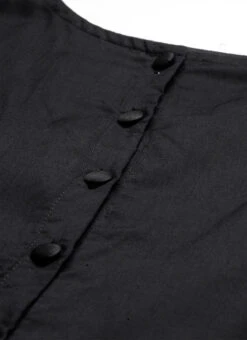 Black Modal Ankle Length Dress After Six Wear 10 Black Modal Ankle Length Dress After Six Wear -Indo Clothing Shop Black TENCEL Modal Ankle Length Dress IWBS02001279 rrc1