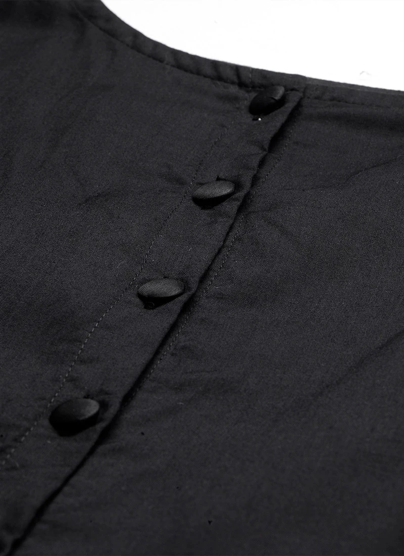 Black Modal Ankle Length Dress After Six Wear 5 Black Modal Ankle Length Dress After Six Wear - Image 5