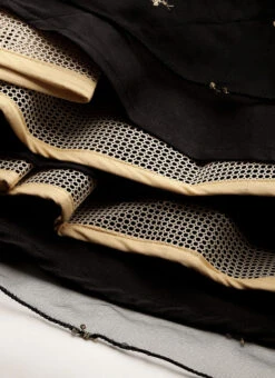 Black Viscose Embroidered Layered Gown Festive Wear 15 Black Viscose Embroidered Layered Gown Festive Wear -Indo Clothing Shop Black Viscose Embroidered Layered Gown IWBS02212600 rrc4