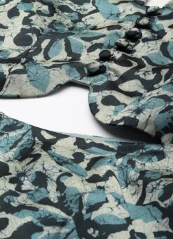 Blue Art Silk Digital Printed Dress After Six Wear Festive Wear 12 Blue Art Silk Digital Printed Dress After Six Wear Festive Wear -Indo Clothing Shop Blue Art Silk Digital Printed Dress DRBS02210921 rrc1