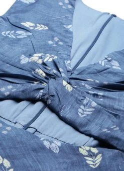 Blue Art Silk Digital Printed Dress After Six Wear -Indo Clothing Shop Blue Art Silk Digital Printed Dress DRBS02210956 rrc1