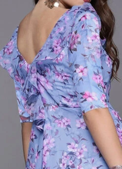 Blue Digital Print V Neck Gown Party Wear 13 Blue Digital Print V Neck Gown Party Wear -Indo Clothing Shop Blue Digital Print V Neck Gown IWBS02308956 rrc2