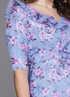 Blue Digital Print V Neck Gown Party Wear 14 Blue Digital Print V Neck Gown Party Wear -Indo Clothing Shop Blue Digital Print V Neck Gown IWBS02308956 rrc3