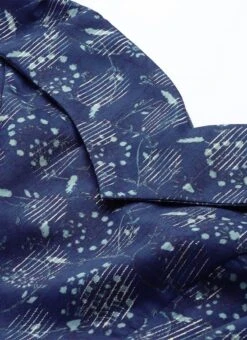 Blue Digital Printed Art Silk Off Shoulder Dress After Six Wear 12 Blue Digital Printed Art Silk Off Shoulder Dress After Six Wear -Indo Clothing Shop Blue Digital Printed Art Silk Off Shoulder Dress DRBS02109715 rrc1