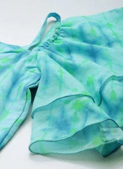 Blue Digital Printed Georgette Jumpsuit After Six Wear -Indo Clothing Shop Blue Digital Printed Georgette Jumpsuit DRBS02304086 rrc1