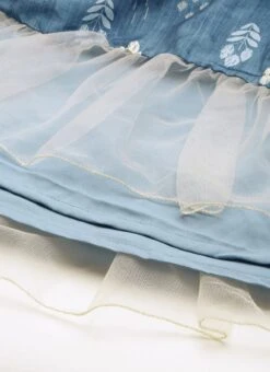 Blue Digital Printed Kaftan Dress After Six Wear Festive Wear -Indo Clothing Shop Blue Digital Printed Kaftan Dress DRBS02211026 rrc4