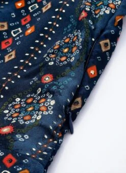 Blue Digital Printed Maxi Dress Party Wear -Indo Clothing Shop Blue Digital Printed Maxi Dress DRBS02110966 rrc2