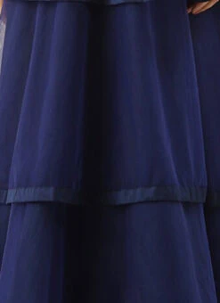 Blue Embroidered Bridal Layered Gown Party Wear -Indo Clothing Shop Blue Embroidered Bridal Layered Gown IWBS02007405 rrc4