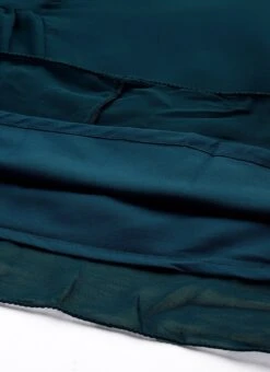 Blue Embroidered Georgette Dress Festive Wear -Indo Clothing Shop Blue Embroidered Georgette Dress DRBS02305142 rrc3