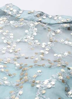 Blue Embroidered Layered Style Bridal Gown Wedding Wear -Indo Clothing Shop Blue Embroidered Layered Style Bridal Gown IWBS02008734 rrc1