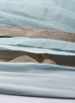 Blue Embroidered Layered Style Bridal Gown Wedding Wear -Indo Clothing Shop Blue Embroidered Layered Style Bridal Gown IWBS02008734 rrc2