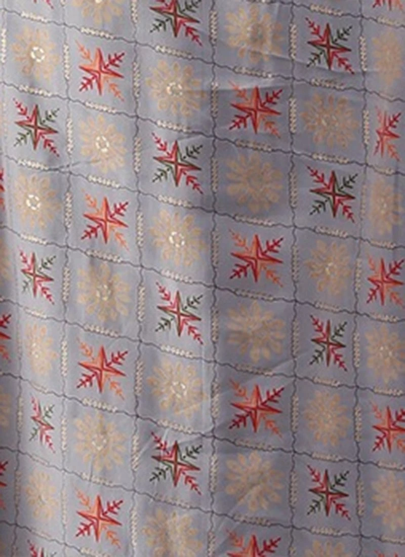 Blue Foil Printed A Line Dress After Six Wear 7 Blue Foil Printed A Line Dress After Six Wear - Image 7