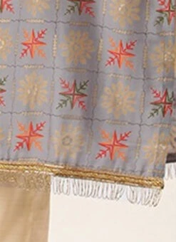 Blue Foil Printed Kurta N Straight Pant Set Festive Wear -Indo Clothing Shop Blue Foil Printed Kurta N Straight Pant Set KSBS02111149 rrc4