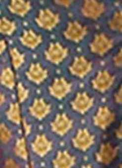 Blue Jacquard Blouse Festive Wear -Indo Clothing Shop Blue Jacquard Blouse BLBS02305286 rrc4