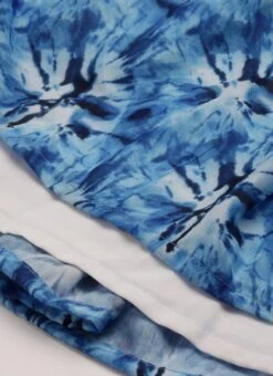 Blue N White Digital Printed Dress Festive Wear -Indo Clothing Shop Blue N White Digital Printed Dress DRBS02208510 rrc3