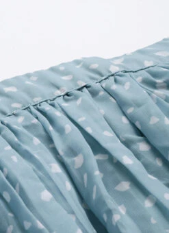 Blue N White Digital Printed Georgette Tiered Skirt Festive Wear -Indo Clothing Shop Blue N White Digital Printed Georgette Tiered Skirt WBBS02012682 rrc1