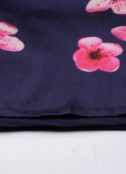 Blue Printed Art Silk Ruffled Dress Festive Wear 15 Blue Printed Art Silk Ruffled Dress Festive Wear -Indo Clothing Shop Blue Printed Art Silk Ruffled Dress DRBS02205992 rrc4