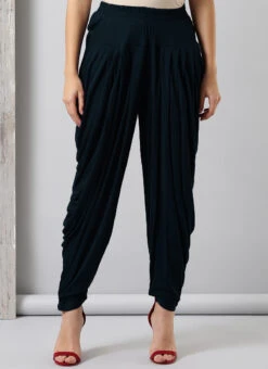 Blue Rayon Dhoti Pant Work Wear -Indo Clothing Shop Blue Rayon Dhoti Pant WBDMF1112NV u