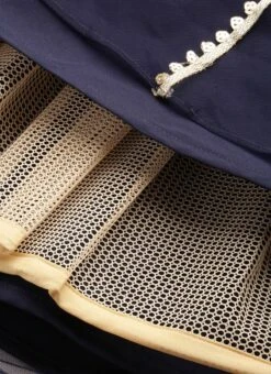 Blue Velvet Embroidered Gown With Dupatta Party Wear -Indo Clothing Shop Blue Velvet Embroidered Gown With Dupatta IWBS02212536 rrc3