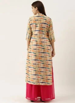 Ethnovog Jacket Style Gown Party Wear -Indo Clothing Shop Bollywood Vogue Custom made Jacket style Gown IWBV01905193 b