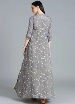 Ethnovog Crop Top N Skirt Party Wear -Indo Clothing Shop Bollywood Vogue Customised Crop Top N Skirt IWBV01904098 b