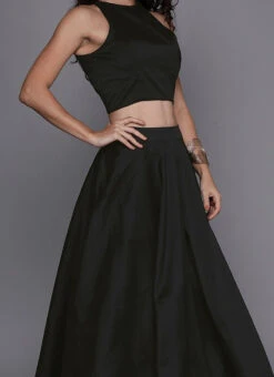 Ethnovog Jacket Style Skirt Set Festive Wear