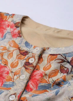 Ethnovog Printed Narrow Straight Pant Suit Work Wear 14 Ethnovog Printed Narrow Straight Pant Suit Work Wear -Indo Clothing Shop Bollywood Vogue Printed Narrow Straight Pant Suit IWBV01906159 rrc3