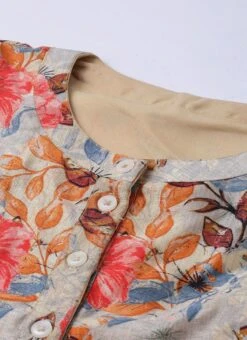 Ethnovog Printed Narrow Straight Pant Suit Work Wear 12 Ethnovog Printed Narrow Straight Pant Suit Work Wear -Indo Clothing Shop Bollywood Vogue Printed Narrow Straight Pant Suit IWBV01906159 rrc1