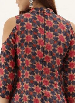 Collar Neck Multicoloured Straight Pant Kurta Set After Six Wear 14 Collar Neck Multicoloured Straight Pant Kurta Set After Six Wear -Indo Clothing Shop Collar Neck Multicoloured Straight Pant Kurta Set KSBS02001398 rrc3