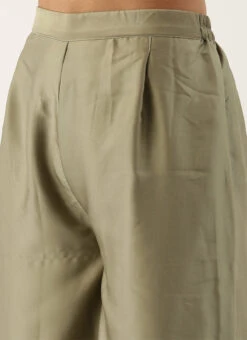 Cream Cotton N Olive Green Kurta Sets After Six Wear 12 Cream Cotton N Olive Green Kurta Sets After Six Wear -Indo Clothing Shop Cream Cotton N Olive Green Kurta Sets KSBS02102829 rrc2