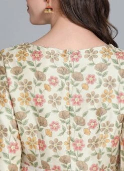 Cream Embroidered Kurta N Wide Leg Pant Festive Wear 12 Cream Embroidered Kurta N Wide Leg Pant Festive Wear -Indo Clothing Shop Cream Embroidered Kurta N Wide Leg Pant KSBS01911761 rrc2