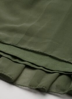 Cream Embroidered Layered Dress Party Wear -Indo Clothing Shop Cream Embroidered Layered Dress DRBS02209666 rrc4