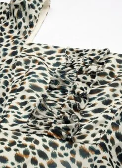 Cream Georgette Digital Printed Dress Party Wear -Indo Clothing Shop Cream Georgette Digital Printed Dress DRBS02209615 rrc1