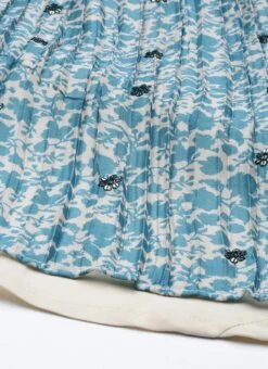 Skirt From Cream N Blue Printed Chinon Skirt Set After Six Wear 15 Skirt From Cream N Blue Printed Chinon Skirt Set After Six Wear -Indo Clothing Shop Cream N Blue Printed Chinon Skirt Set IWBS02301022 rrc4