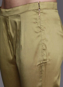 Beige N Orange Straight Pant Suit After Six Wear -Indo Clothing Shop Custom Made Beige N Orange Straight Pant Suit KSBS01908550 rrc2