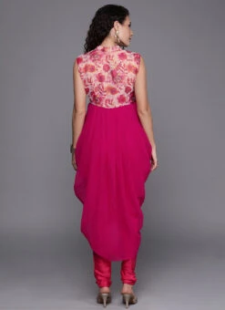 Dhoti Style Narrow Straight Pant Set Festive Wear -Indo Clothing Shop Custom Made Dhoti Style Narrow Straight Pant Set IWBS01907911 b