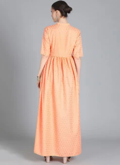 Peach N Black Straight Pant Suit After Six Wear -Indo Clothing Shop Custom Made Peach N Black Straight Pant Suit KSBS01909760 b