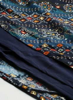 Dark Blue Printed Angarkha Gown Festive Wear 15 Dark Blue Printed Angarkha Gown Festive Wear -Indo Clothing Shop Dark Blue Printed Angarkha Gown IWBS02110833 rrc4