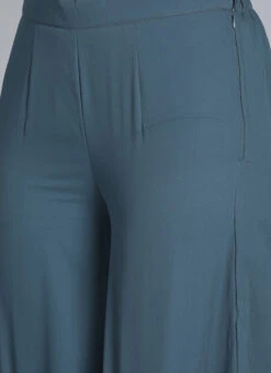 Digital Print Yellow Palazzo Kurta Set Party Wear -Indo Clothing Shop Digital Print Yellow Palazzo Kurta Set KSBS01909110 rrc2