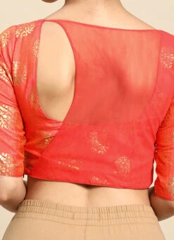 Dull Pink Art Silk Blouse Festive Wear 13 Dull Pink Art Silk Blouse Festive Wear -Indo Clothing Shop Dull Pink Art Silk Blouse BLBS02303799 rrc2