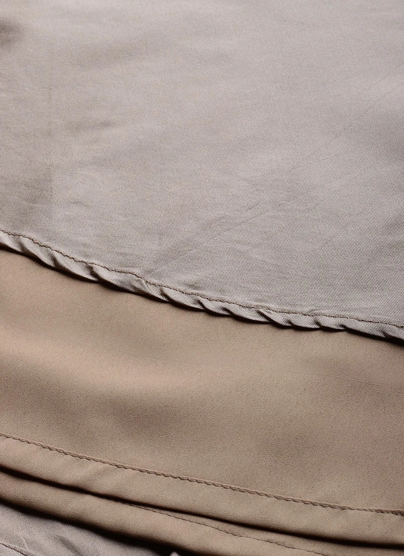 Dusty Gold Taffeta Skirt Festive Wear 7 Dusty Gold Taffeta Skirt Festive Wear - Image 7