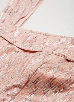 Dusty Pale Peach Embroidered Gown Party Wear -Indo Clothing Shop Dusty Pale Peach Embroidered Gown IWBS02201258 rrc1