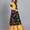 Ethnovog Multicolored Embroidered Gown Party Wear